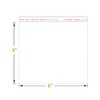 200 Pack 6" x 6" Thick Clear Resealable Self Seal