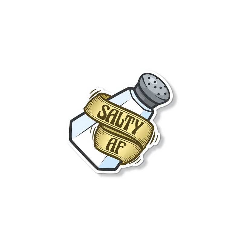 Salty AF - Original Artwork Sticker