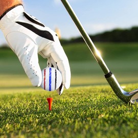 Tumnea Golf ball marker stencil, golf ball alignment tool, golf ball marking tool With 3 golf ball marking stencils and 3 line marker pens