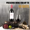 OWO Wine Vacuum Pump and 4 Stopper, Wine Save &