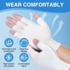 atnayo 15 Pairs of Fingerless Cotton Gloves for Dry Hands,Moisturising