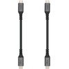 Vebner 6-Inch Extra Short USB4 Cable - 40Gbps Supports 100W