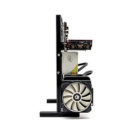 ATX Matx Itx Pc Test Bench Motherboard Stand Open Frame Air Pc Case Test Bench Vertical Water Cooling Aluminum Support Vertical Horizontal Wall Hanging