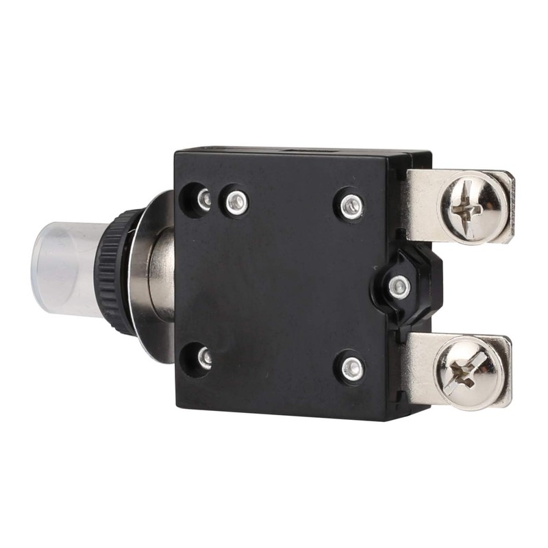 DIYhz Thermal Circuit Breaker,98 Series 50A 125/250VAC 32VDC Bottom Screw