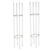 2 Sets Vines Climbing Support Balcony Outdoor Steel Pipe Plant