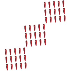 Healvian 60pcs Water Drop Nail Art Rhinestones Bright Red Flat Backs for Nail Decor Shiny Crystal Gems for Home Salon Body Art Compatible Natural False