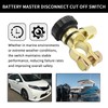 Hoypeyfiy Battery Master Disconnect Cut Off Switch, 360 Degree Top