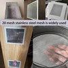 304 Stainless Steel Mesh Screen 20 Mesh Woven Wire Screen