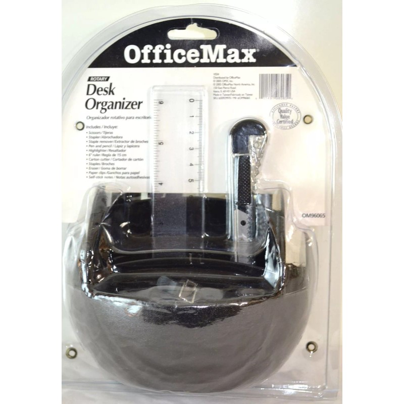 OfficeMax Rotary Desk Organizer