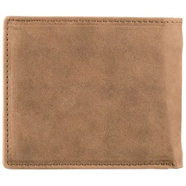 Red Baron Men´s wallet purse genuine cow leather brown exclusive classic design with money clamp used look vintage RB-WT-008-05