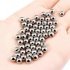WeddHuis 32 Pieces Piercing Balls 1.2 mm Silver Replacement Ball