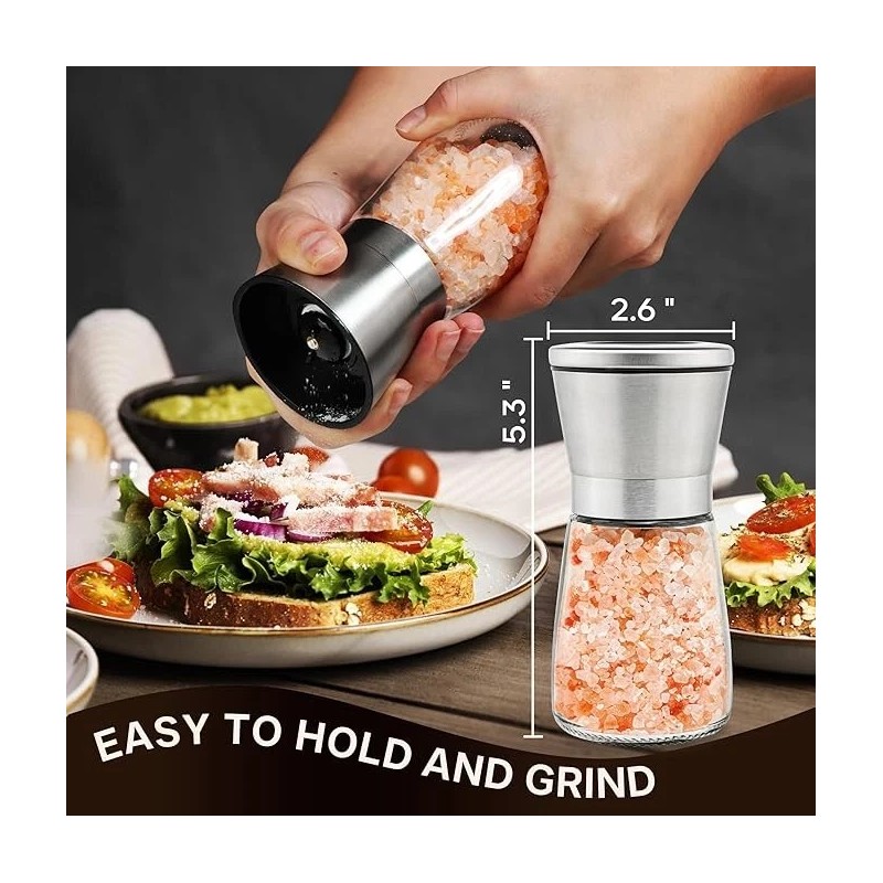 Manual Salt or Pepper Grinder for Professional Chef
