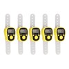 5PCS Finger Counter Adjustable Reset Button 5 Digit Number Hand