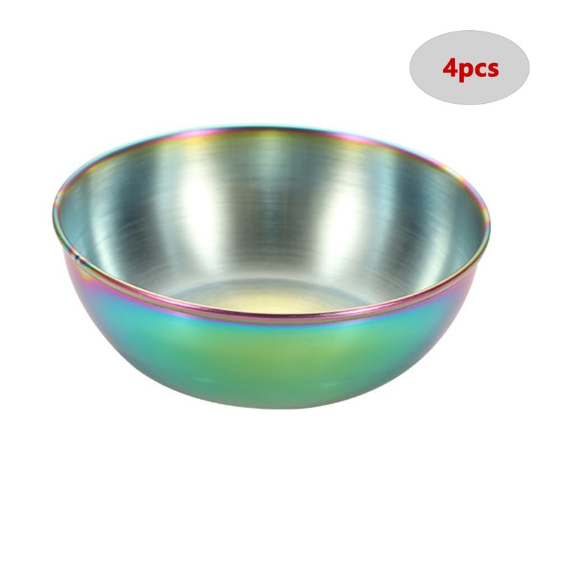 Gegaoicom Dipping Bowls Mini Sauce Cups Stainless Steel Ramekins 3OZ
