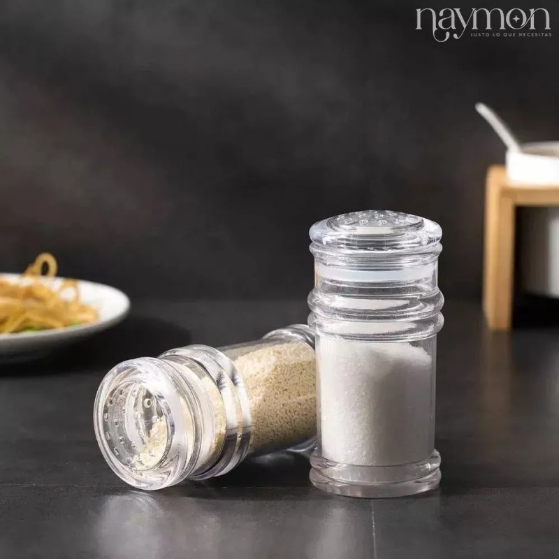 Naymon Salero Pimentero Especias Sal Condimentos Palillero Cocina