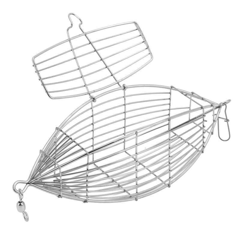 Fishing Bait Cage Stainless Steel Lure Cage Carp Fishing Trap