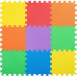 18 Piece Children Play Mat – 29.5X 29.5cm Comfortable Cushiony Foam Floor Puzzle Mat for Kids & Toddlers