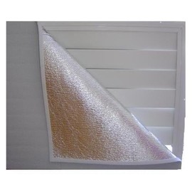 Battic Door Whole House Attic Ceiling Fan Shutter Seal Cover, Fits up to 36" X 48" Attic Fan Shutters