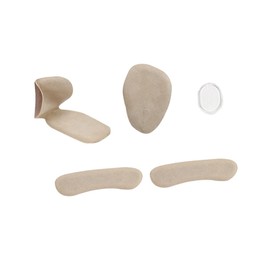 Ipetboom 1set Shoe Pads Comfortable Foot Cushion Inserts Heel Grips Front Back Support Protectors for Relief Prevention for All Shoe Types 5pcs