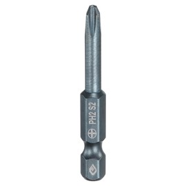 sourcing map #2 Phillips Screwdriver Bit PH2 1/4" Hex Shank 2" (50mm) Long 0.18" Rod Magnetic Cross Head Drill Bits S2 Steel Industrial Screw Driver Bit for Electric Power Tools, Blue