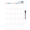 Dry Erase Monthly Calendar Planner Sticker Decal | Removable &