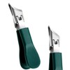 3-Piece Green Eagle Beak Nail Clipper Set – Thick Nail