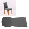 Elastic Stretch Chair Cover Waterproof Plain Color Universal Chair Seat