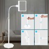 5X Magnifying Glass with Light and Stand, 36 LED Dimmable