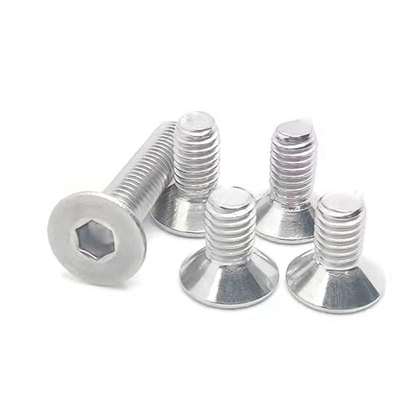 M4-0.7 x 10mm Flat Head Socket Cap Screws Bolts, Stainless