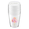 Slant Collections Birthday Party 8-Count Reusable BPA-Free Plastic Frost Cups,