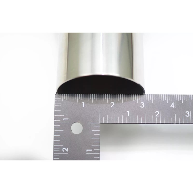 All Out Fab Single straight blast pipe 3" inlet 4"