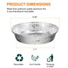 sourcing map 20pcs Aluminum Foil Pie Pans 8.46" Round Disposable