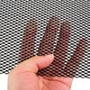 AggAuto Universal 40"x13" Car Grill Mesh - 100x33cm Aluminum Alloy