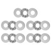 sourcing map AXK0819 Thrust Needle Roller Bearings with Washers 8mm