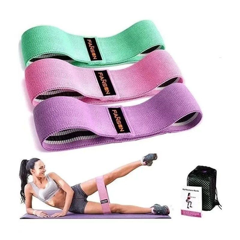 Misorel 3 Bandas Elásticas D Resistencia Para Ejercitar Fitness Gym