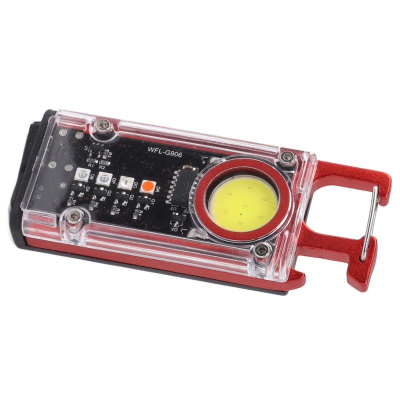 800LM COB Keychain Work Light Rechargeable Mini LED Flashlightht Outdoor