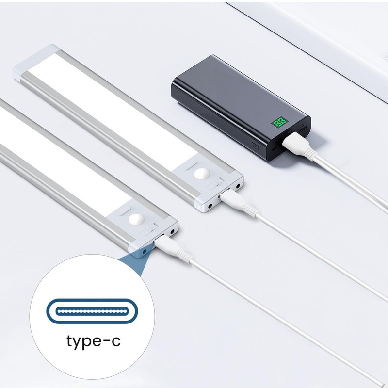 Under Cabinet Lighting USB C Charging Cable, Charger for MCGOR