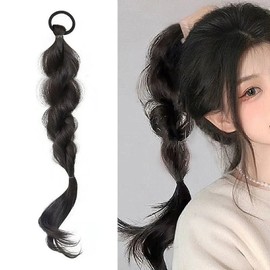 Women's ponytail hair band hairpiece 1P partial wig (WFIZITU) dark brown WFIZITU / 여성 묶은머리 헤어밴드 헤이피스 1P 부분가발 (WFIZITU) 진갈색WFIZITU