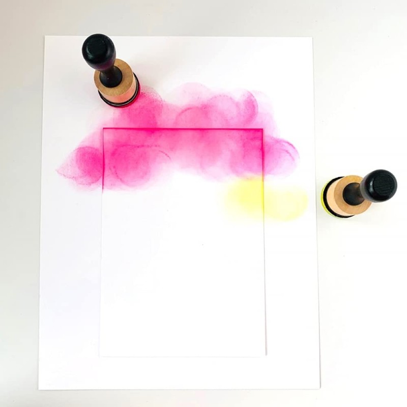 CYFUN DESIGN Mini Ink Paints Mixing Blending Tools with Foams