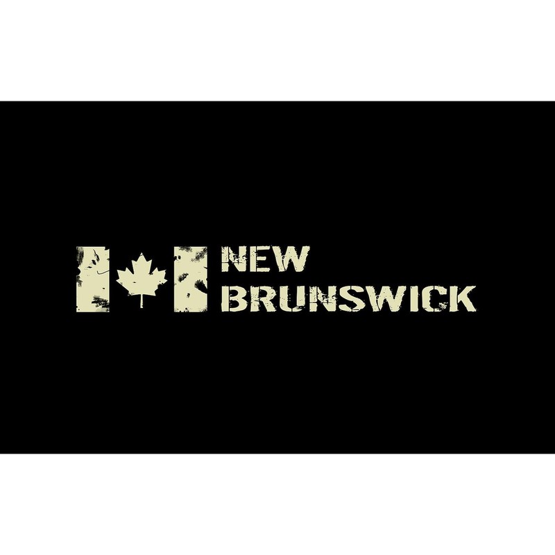 CafePress Canadian Flag: New Brunswick Oval Car Bumper Sticker