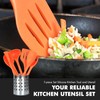Chef Craft 7 Piece Silicone Kitchen Tool and Utensil Set,