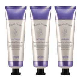 Ten Zero Season Change Moist Hand Cream Flower Shower Hand & Nail Cream Lavender 50ml 3pcs / 텐제로 환절기 촉촉한 핸드크림 플라워 샤워 핸드 앤 네일 크림 라벤더 50ml 3개