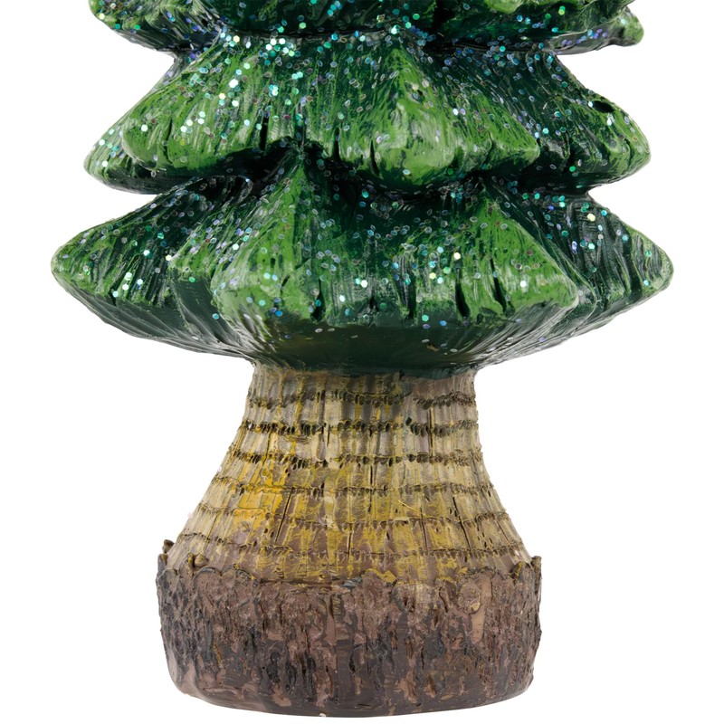 Northlight Glittered Pine Tree Christmas Decoration - 9.5"