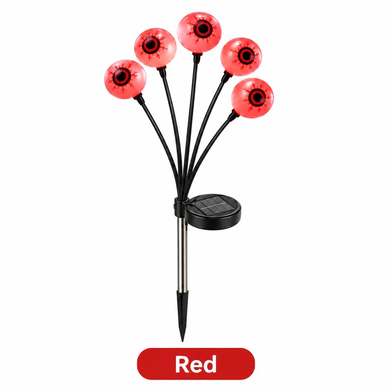 Solar Eyeball Garden Light for Halloween Decor – Waterproof LED