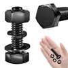 Mywish (8 Sets) 3/8-16 x 1-1/4" Hex Head Bolts and