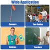 8.2ft Telescopic Handheld Flagpole, Stainless Steel Extendable Flag Stick, Lightweight