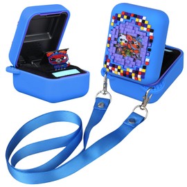 Canboc Silicone Case for Bitzee Orginal Interactive Toy Digital Pet, Protective Skin Cover for Bitzee Virtual Electronic Digital Pet, Blue (Case Only)