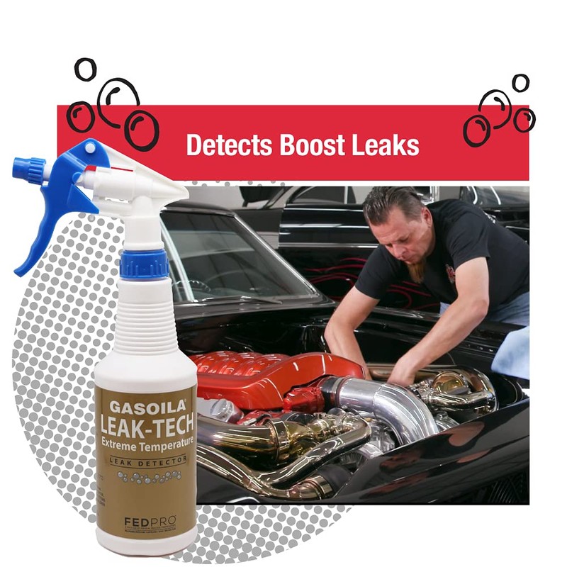 Gasoila Leak Detector Spray, 1 pt. Spray Bottle – Fast-Acting,
