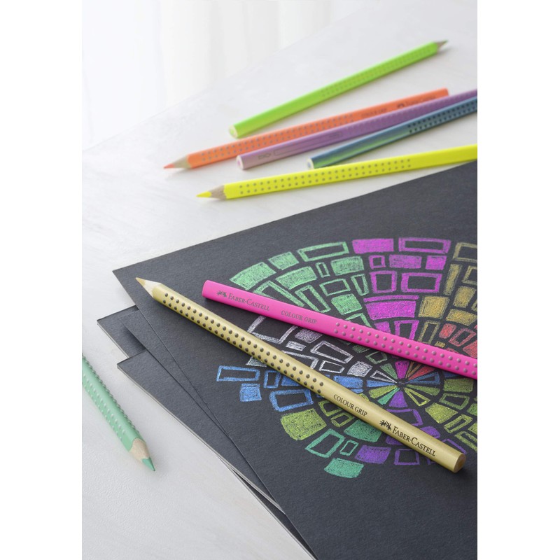 Faber-Castell 201569 Grip Colour Pencil (Pack of 12)
