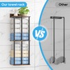 WeGXY Towel Racks for Bathroom Wall Mounted with Wooden Storage